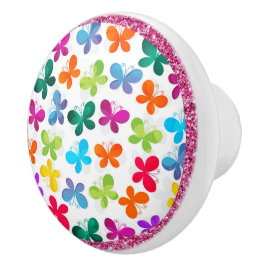 Daety Butterflies Ceramic Knob Knopp