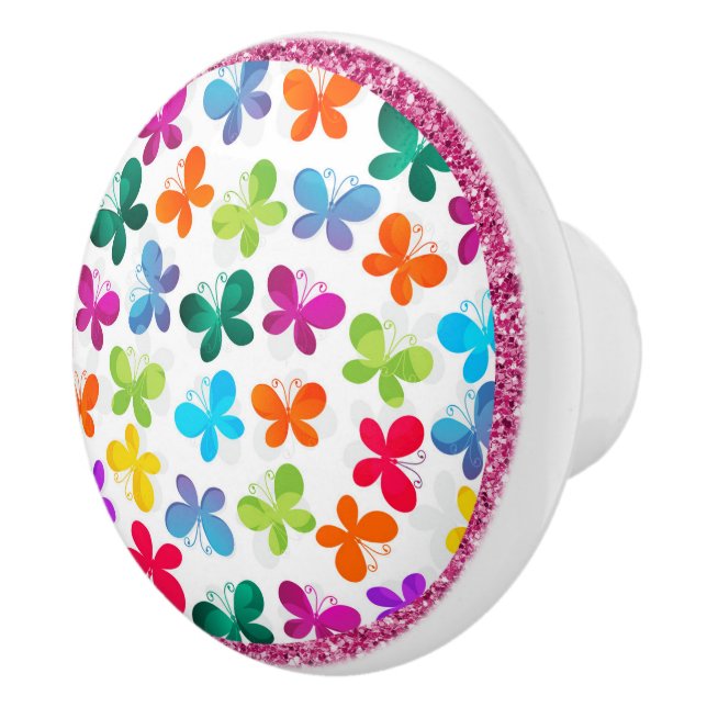 Daety Butterflies Ceramic Knob Knopp (Höger)