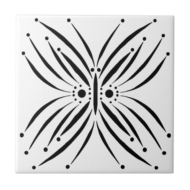 Daety Butterfly Kakelplatta (Framsidan)