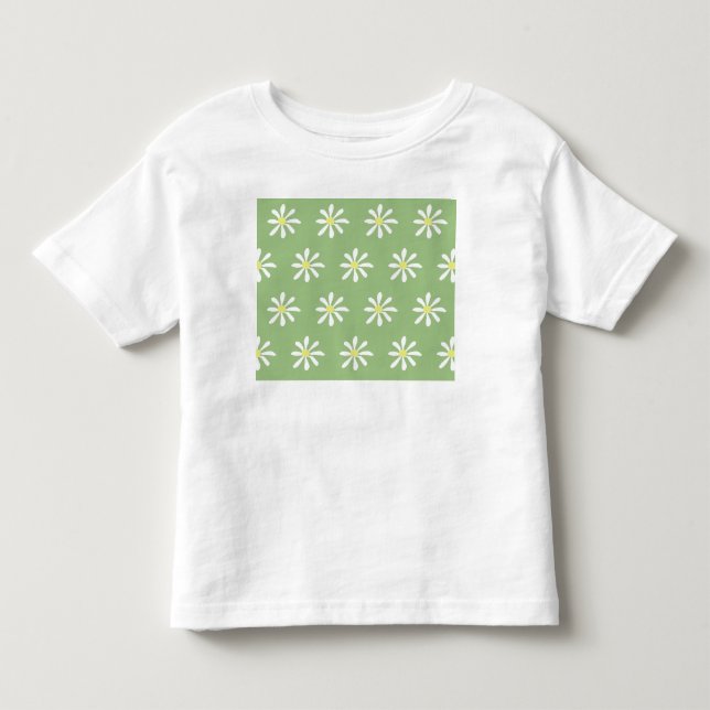 Daety Daisy Småbarn mellan och Shirt (Sage Grönt & T (Framsida)