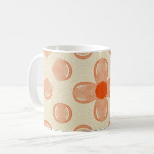 Daety Dot Blommigts Kaffemugg (Framsida vänster)