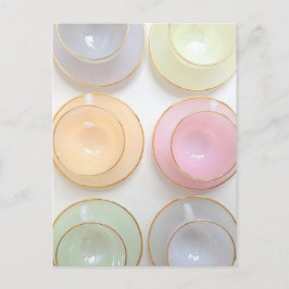 Daety Girly Pastel Tea Kopp kort