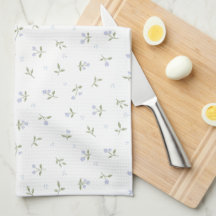 Daety Lila Blommigt Kitchen Towel