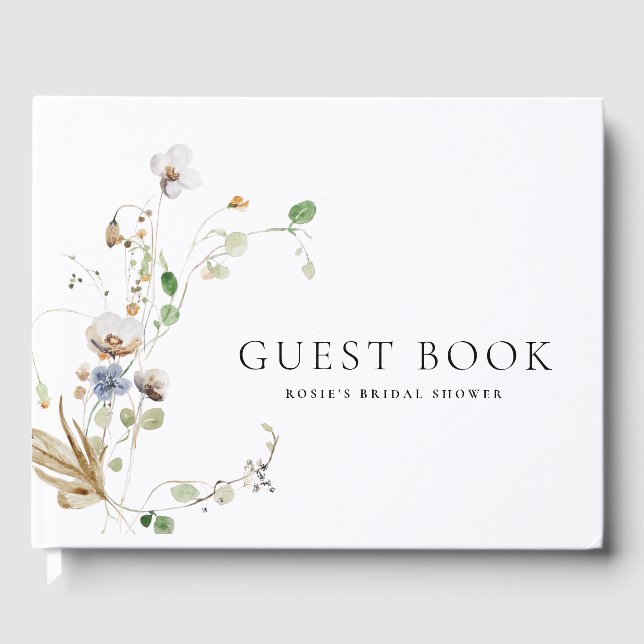 Daety Wildblomma Gästböcker (Framsida)