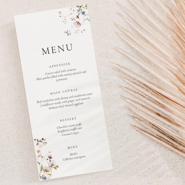 Daety Wildblommenu Meny (Skapare uppladdad)