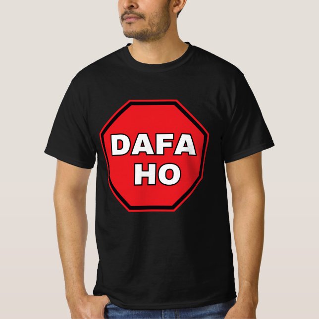 Dafa Ho Stick Iväg Förlorad Hindi Punjabi Sarcasm  T Shirt (Framsida)