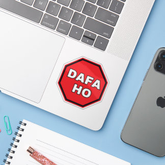 Dafa Ho Stick Iväg Försvinn Hindi Punjabi Sarcasm  Klistermärken