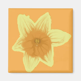 Daffodil-Anpassade, kvadratisk magnet