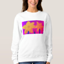 Daffodil Bloom Sweatshirt - Chalk Pastel Handmade