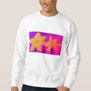 Daffodil Bloom Sweatshirt - Handgjord kritpastel