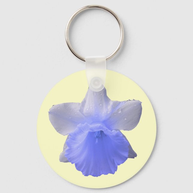 Daffodil Blue Keychain Nyckelring (Framsida)