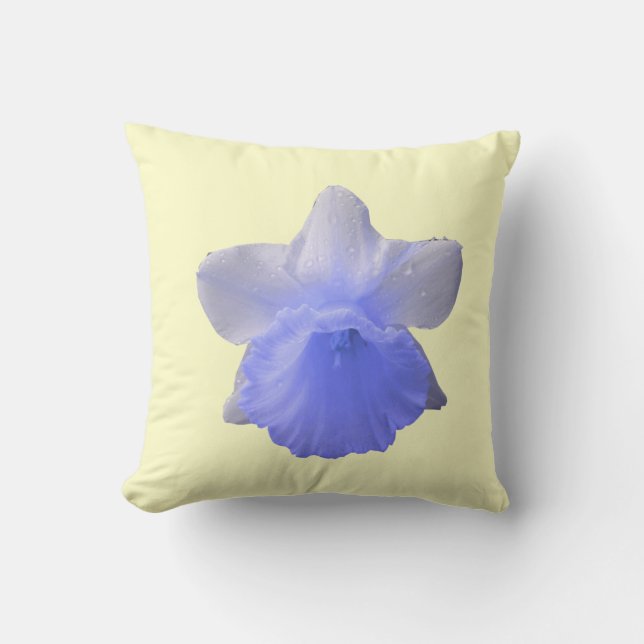 Daffodil Blue Pillow Kudde (Framsida)
