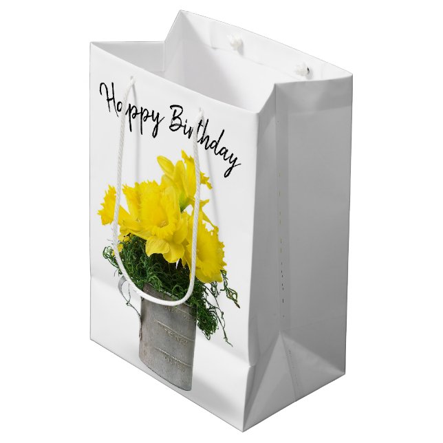 Daffodil Bouquet Birthday (Framsidan Vinklad)