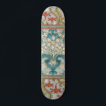Daffodil chintz art nouveau-blomman tapet mini skateboard bräda 18,5 cm<br><div class="desc">Denna vackra Daffodil-blomma har sin grund i en illustration från bok La Plante et ses Applications ornementales (1896),  illustrerad av Maurice Pillard Verneuil. Ursprungligen från New York Public Bibliotek.</div>