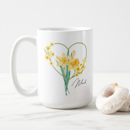 Daffodil Coffee Mugg Birtud Flower