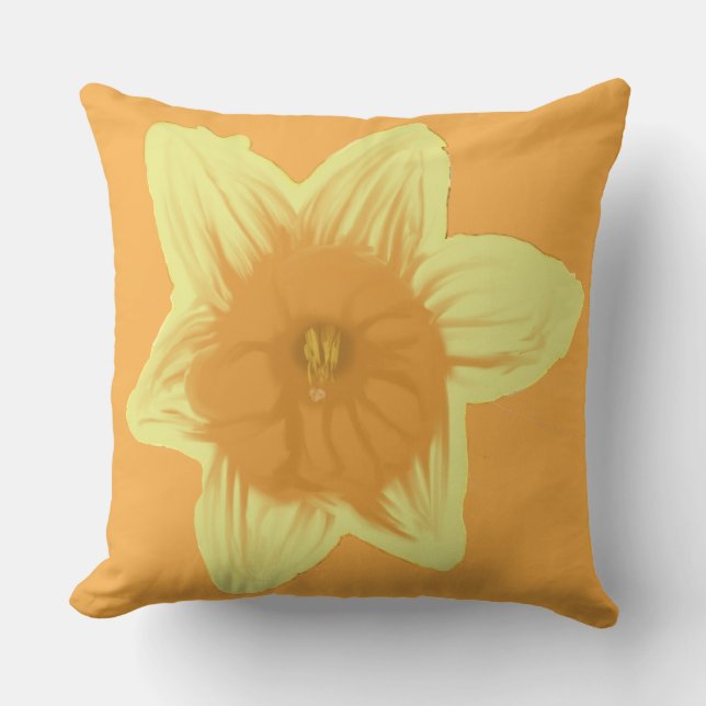 Daffodil Dekorativ kudde (Framsida)
