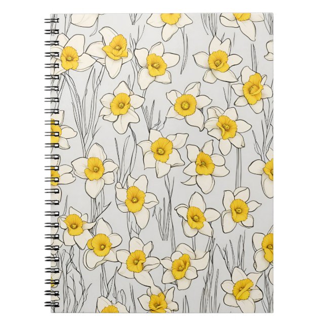 Daffodil Design Spiral bärbar dator Anteckningsbok (Framsidan)