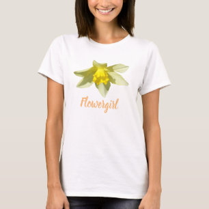 Daffodil Flowcle Circle Top Gult T Shirt