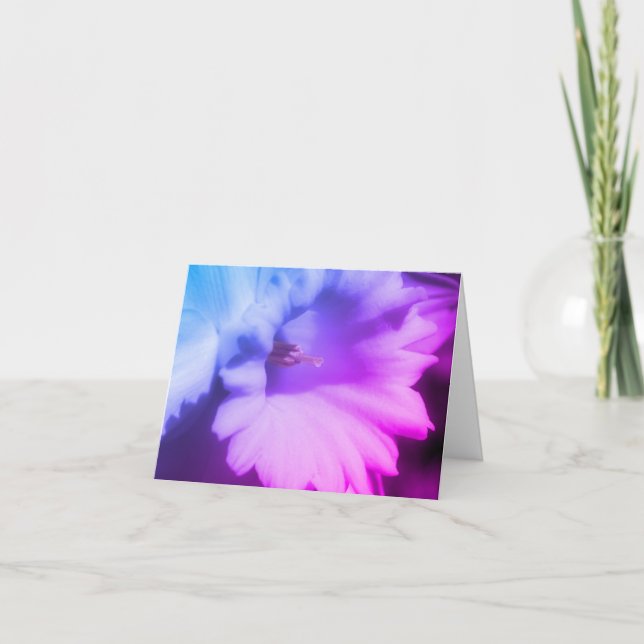 Daffodil Flower Art Blank Note Card Tack Kort (Framsida)