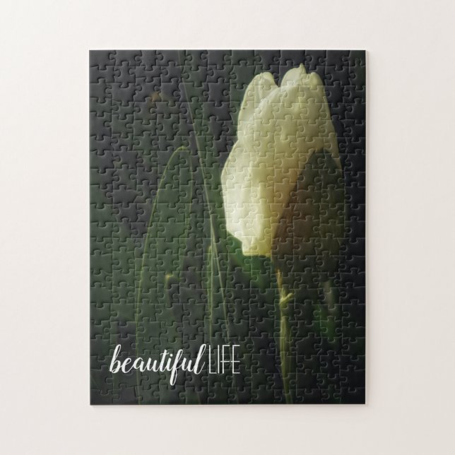 Daffodil Flower Bevackert Life Sets Pussel (Vertikal)
