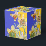 Daffodil Flower Painting blommigt Birthday Navy Bl Presentaskar<br><div class="desc">Daffodilblommor Målning Vattenfärgsfärg blommigt Kakbox på födelsedagen. En strålande produkt som är gjord av mina ursprungliga vattenfärgade färger.</div>