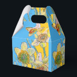 Daffodil Flower Painting blommigt Blåstötlåda Presentaskar<br><div class="desc">Daffodilblommor Målning Vattenfärgsfärg blommigt Kakbox på födelsedagen. En strålande produkt som är gjord av mina ursprungliga vattenfärgade färger.</div>