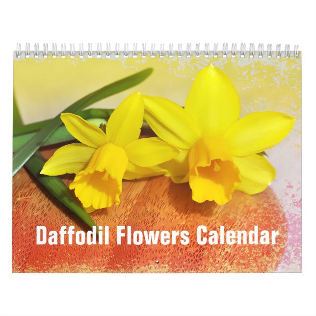 Daffodil Flowers Blommigt 2020 Kalender (Omslag)
