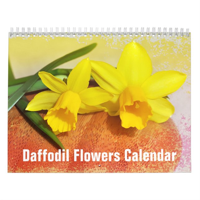 Daffodil Flowers Blommigt 2025 Kalender (Omslag)