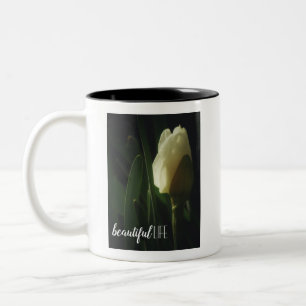 Daffodil Fotografi Vackert livsoffert Två-Tonad Mugg