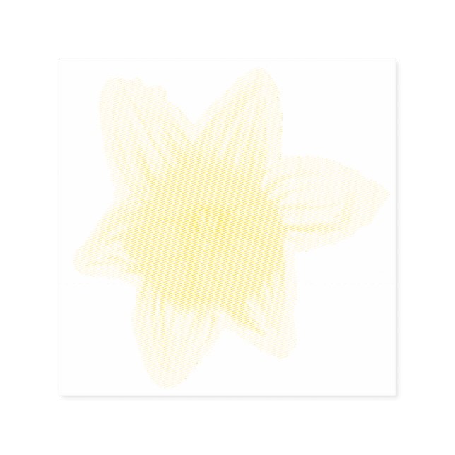 Daffodil Frimärke Självfärgande Stämpel (Design)