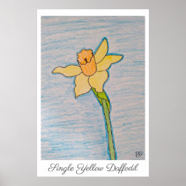 Daffodil Gult 1 Poster