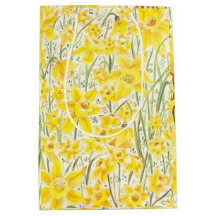 Daffodil Gult Flower Gift Bag