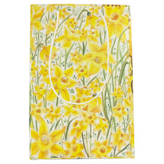 Daffodil Gult Flower Gift Bag