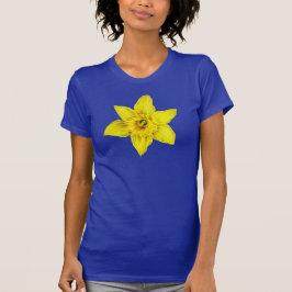 Daffodil gult vår blommans vattenfärg t shirt