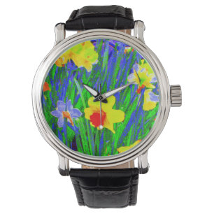 "Daffodil Impressionism" Armbandsur