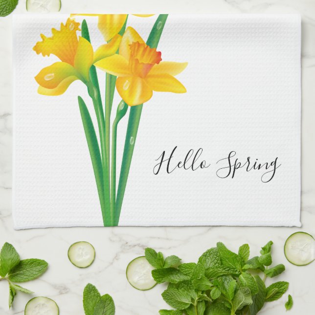 Daffodil Kitchen Towel Kökshandduk (Vikta)