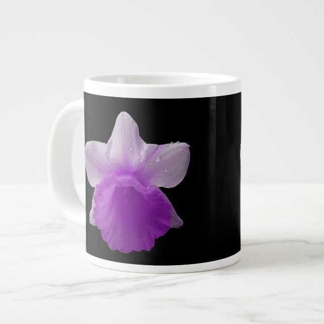 Daffodil Lila Mugg Jumbo Mugg (Framsida vänster)