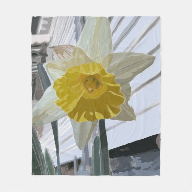Daffodil Medium Sherpa Blanket Fleecefilt (Framsidan)