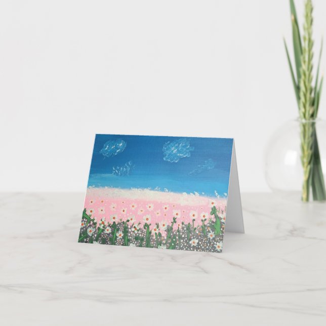 Daffodil Note Card Tack Kort (Framsida)