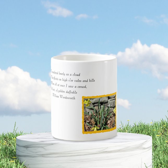 Daffodil Poetry Kaffemugg (Skapare uppladdad)