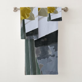 Daffodil Porträtt Towel Set