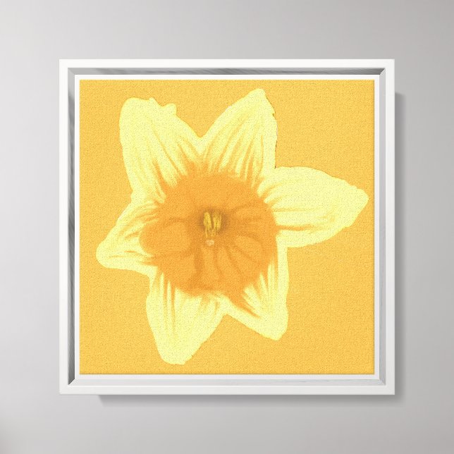Daffodil Square Canvas Art (Framsida)