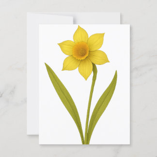 Daffodil - Unequaled kärlek, sunshine Vykort