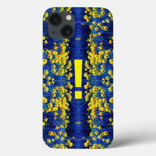 Daffodil Vår Exklamation Mark Gult Blue