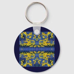 Daffodil Vår Fantasy Nyckelring