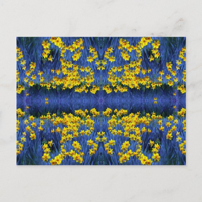 Daffodil Vår Fantasy Vykort (Framsida)