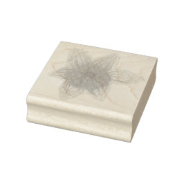 Daffodil Wood Etched Frimärke Stämpel