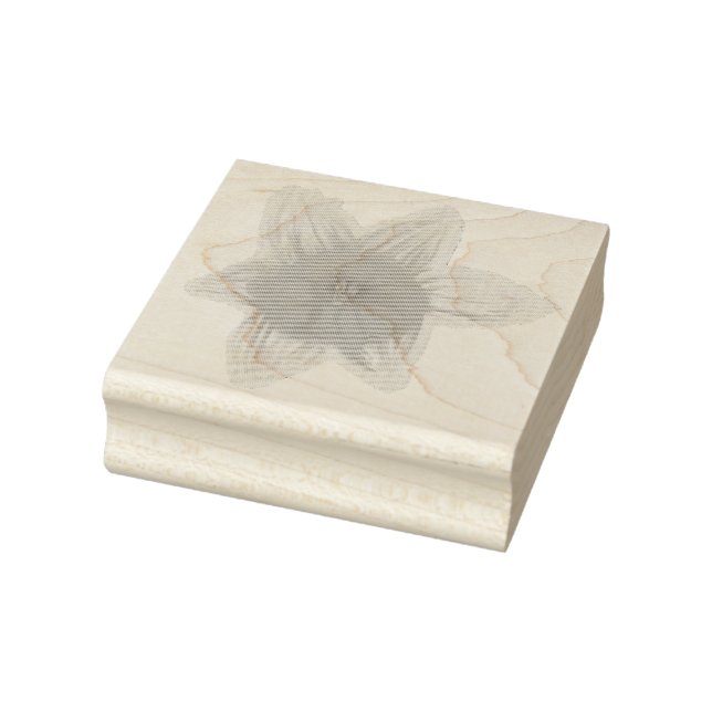 Daffodil Wood Etched Frimärke Stämpel (Stämpel)