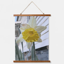 Daffodil Wood Topped Wall Tapestry