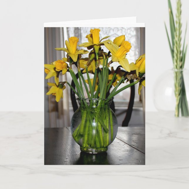 Daffodill är för evigt helgkort (Framsida)